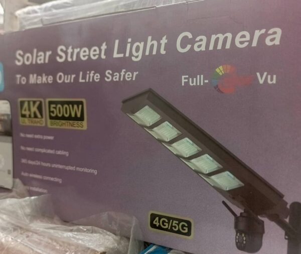 Solar Light with CCTV Camera